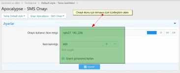 Apocalypse - SMS Onayı - Tema özellikleri.webp